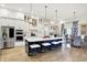 Beautiful kitchen with a large island, stainless steel appliances, and ample white cabinetry for storage at 1135 Maclaren Ct, Franklin, IN 46131