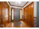 Welcoming foyer with hardwood floors and ample closet space at 1304 Old Hickory Cir, Greenwood, IN 46142
