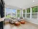 Comfortable sitting room featuring natural light and stylish furnishings at 16244 Perrault Ct, Fishers, IN 46040
