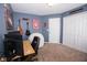 Bedroom featuring an Indiana University theme, workspace, and beanbag chair at 18297 Rickety Dr, Westfield, IN 46074