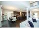 Open-concept living space featuring kitchen, dining, and living room with ample natural light at 18297 Rickety Dr, Westfield, IN 46074