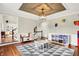 Open playroom featuring hardwood floors, recessed lighting, and space for a table and chairs at 1898 Corniche Dr, Zionsville, IN 46077