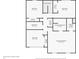 Second-floor plan featuring bedrooms, bathrooms, and closet spaces, designed for comfortable living at 1903 Windy Hill Ln, Indianapolis, IN 46239