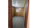 Basement with wood paneling and carpet at 2017 Schwier Ct, Indianapolis, IN 46229