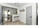 Open kitchen view to a dining area with natural lighting at 2433 Hideaway S Dr, Indianapolis, IN 46268