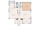 Detailed floor plan showcasing the layout of the home's main level at 244 W 31St St, Indianapolis, IN 46208