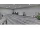 Finished basement space with luxury vinyl flooring, recessed lights, and neutral paint at 2502 Colinbrook Pkwy, Greenwood, IN 46143