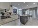 Modern kitchen with stainless steel appliances, granite countertops, and a spacious island at 2502 Colinbrook Pkwy, Greenwood, IN 46143