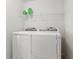 Functional laundry area with modern appliances, offering convenience and efficiency for household tasks at 3068 Reflection Ct, Greenwood, IN 46143