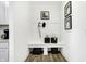 Bright mudroom featuring a built-in bench, storage cubbies, and decor at 3694 Andean Dr, Bargersville, IN 46106