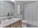 Cozy bathroom with essential amenities and colorful wall stickers at 3714 Turfway Ct, Indianapolis, IN 46228