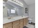 Large bathroom with double sinks and a big mirror at 3714 Turfway Ct, Indianapolis, IN 46228