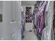 Walk in closet for clothing and storage at 3714 Turfway Ct, Indianapolis, IN 46228