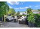 Serene backyard deck offering comfortable seating and relaxing views at 4342 Sequoia Ct, Greenwood, IN 46143