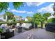 Inviting backyard deck with comfortable seating and scenic neighborhood views at 4342 Sequoia Ct, Greenwood, IN 46143