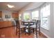 Eat-in kitchen breakfast nook with a round table and view to the outside at 4342 Sequoia Ct, Greenwood, IN 46143