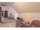 Bright and airy attic bedroom with unique architectural details and cozy decor at 505 Jones Pl, Martinsville, IN 46151