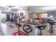 Spacious eat-in kitchen with island bar, stainless steel appliances, granite countertops and abundant natural light at 505 Jones Pl, Martinsville, IN 46151