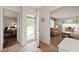 Welcoming entryway featuring a tile floor with an open view to the living room and dining area at 5625 Winston Dr, Indianapolis, IN 46226