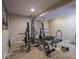 Basement features fitness equipment including a Marcy weight set, perfect for home workouts at 5684 Autumn Trl, Brownsburg, IN 46112