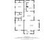 Second floor plan featuring bedrooms, a kitchen, and a dining room at 6280 Washington Blvd, Indianapolis, IN 46220