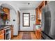 Cozy kitchen featuring stainless steel appliances, and lots of storage at 6280 Washington Blvd, Indianapolis, IN 46220