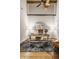Bright office with rustic desk, plush chair, and decorative accents at 630 N College Ave # 409, Indianapolis, IN 46204