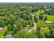 Distant aerial view of property in a wooded area at 6691 N Baltimore Rd, Monrovia, IN 46157
