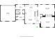 First floor plan featuring kitchen, living room, dining area, laundry, bath and garage at 7105 Sylvan Ridge Rd, Indianapolis, IN 46240