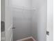 Small closet with one shelf at 7329 Birch Leaf Dr, Indianapolis, IN 46259