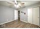 Comfortable bedroom with new flooring and ample closet space at 7657 Wheatgrass Ln, Noblesville, IN 46062