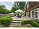 Expansive backyard deck with dining and lounge area, perfect for outdoor entertaining and relaxation at 8436 N Meridian St, Indianapolis, IN 46260