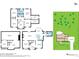 Detailed floorplan showcasing layout with room dimensions and outdoor features at 8712 Admirals Bay Dr, Indianapolis, IN 46236