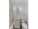 This bathroom features a shower, vanity, and toilet at 89 S Grant St, Martinsville, IN 46151