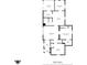 Detailed floor plan showcasing the layout of the home, including room dimensions and connections at 89 S Grant St, Martinsville, IN 46151