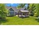 Lush backyard featuring a gazebo, offering a perfect blend of nature and outdoor living space at 900 W Busby St, Lebanon, IN 46052