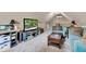 Upstairs bonus room featuring a desk, TV, and cozy sitting area at 900 W Busby St, Lebanon, IN 46052
