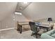 Upstairs bonus room with carpet and a window air conditioner at 900 W Busby St, Lebanon, IN 46052