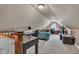 Upstairs bonus room or office with vaulted ceilings and carpeting at 900 W Busby St, Lebanon, IN 46052