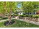 Charming entrance with well-manicured garden beds and stone retaining walls at 900 W Busby St, Lebanon, IN 46052