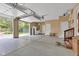 Spacious garage with an open door that brings the outdoors in at 900 W Busby St, Lebanon, IN 46052