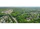 Arial view showcasing proximity to shopping and restaurants at 9834 Belcrest Ln, Indianapolis, IN 46256