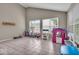Spacious playroom with plenty of natural light and play area at 9834 Belcrest Ln, Indianapolis, IN 46256