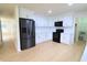 Newly renovated kitchen featuring stainless steel appliances and white cabinets at 10501 Morning Song Dr, Fishers, IN 46038
