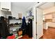 Walk-in pantry with ample shelving, offering organized storage space for groceries and household items at 10519 Hyacinth Ct, Noblesville, IN 46060