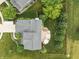 Aerial view of the home showcasing the well-maintained yard and outdoor patio at 1237 Wolcott Ct, Westfield, IN 46074