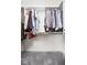 This closet offers hanging storage on multiple levels at 1237 Wolcott Ct, Westfield, IN 46074