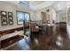Inviting foyer with hardwood floors, decorative accents, staircase and plenty of natural light at 1412 10Th St, Danville, IN 46122