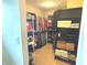 Spacious walk-in closet equipped with shelving and ample storage for clothing and accessories at 2253 Jaybird Dr, Greenfield, IN 46140