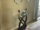 Entryway featuring a decorative table, glass top, and elegant design at 2253 Jaybird Dr, Greenfield, IN 46140